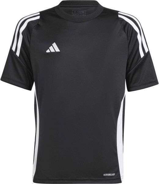 adidas TIRO24 JERSEY Y Chlapčenský futbalový dres, čierna, veľkosť