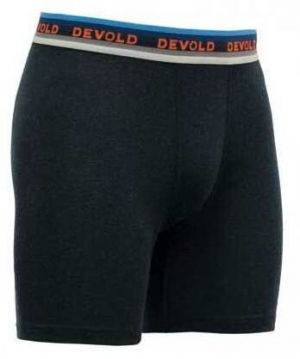Devold LAUPAREN MERINO 190 Pánske merino boxerky, čierna, veľkosť