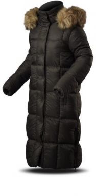 TRIMM SILKY Dámsky zimný kabát, khaki, veľkosť