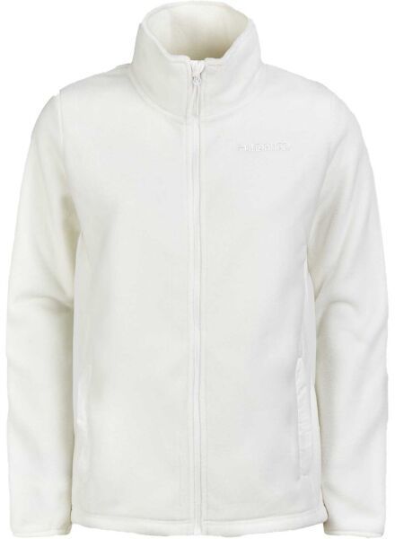 FUNDANGO SERENA Dámska flísová mikina, biela, veľkosť