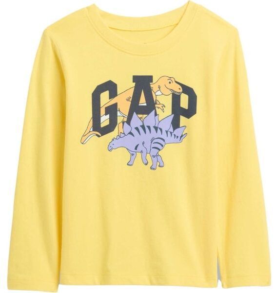 GAP V-AUG BF LS GR T Detské tričko, žltá, veľkosť 4Y