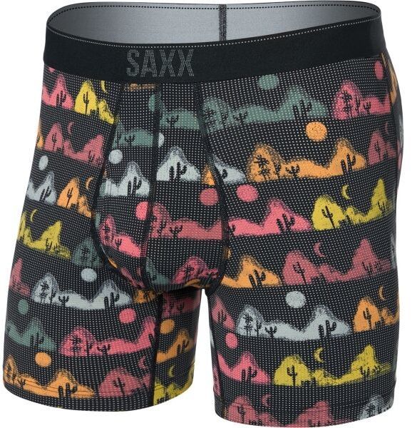 SAXX QUEST Pánske boxerky, čierna, veľkosť