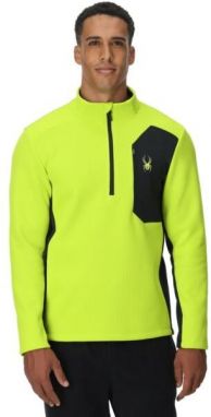 Spyder BANDIT 1/2 ZIP Pánsky funkčný sveter, reflexný neón, veľkosť