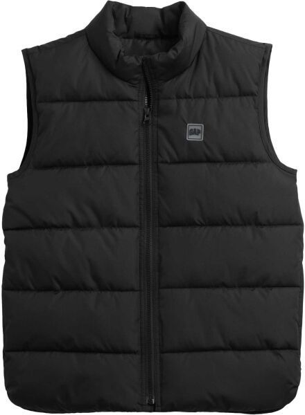 GAP V-FRCH LW LOGO VEST Detská prešívaná vesta, čierna, veľkosť
