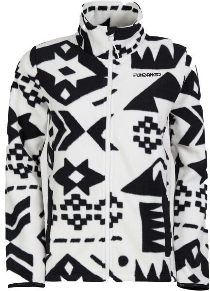 FUNDANGO SERENA Dámska flísová mikina, biela, veľkosť