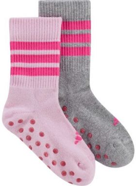 adidas LK AS SOCKS 2PP Detské ponožky, ružová, veľkosť L
