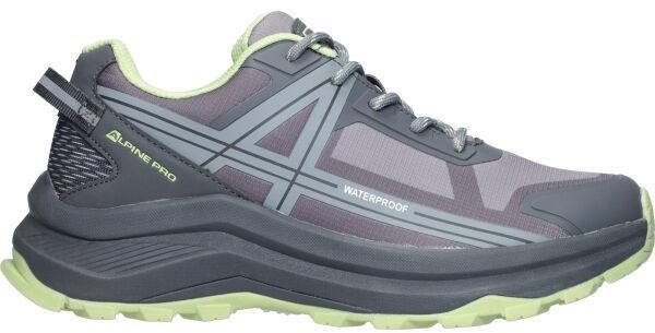 ALPINE PRO BELWA Dámska outdoorová obuv, sivá, veľkosť