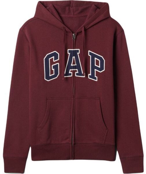 GAP V-HERITAGE Pánska mikina, vínová, veľkosť