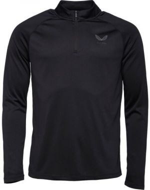 CASTORE 1/4 ZIP LS TOP Pánska športová mikina, čierna, veľkosť
