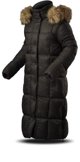 TRIMM SILKY Dámsky zimný kabát, khaki, veľkosť