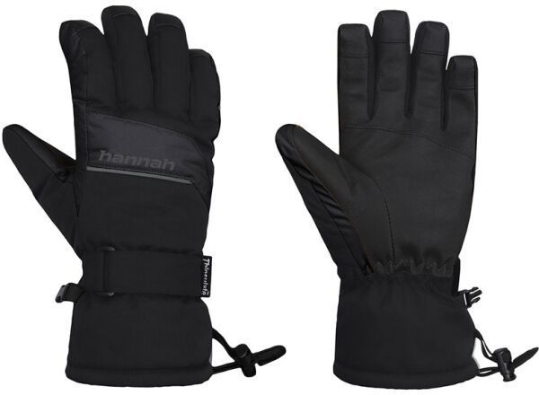 Hannah RAFFY Pánske lyžiarske rukavice, čierna, veľkosť