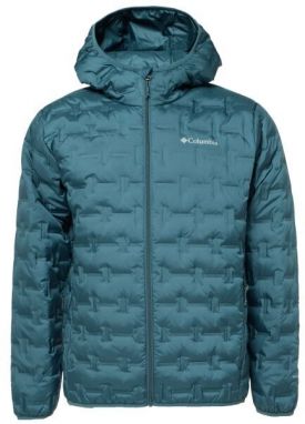 Columbia DELTA RIDGE DOWN HOODED JACKET Pánska zimná bunda, tyrkysová, veľkosť
