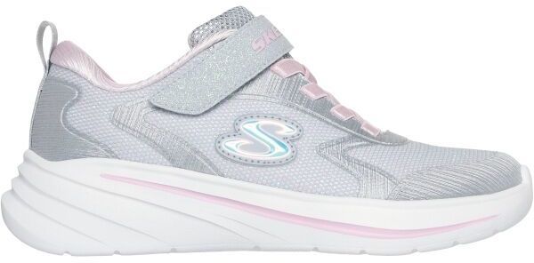 Skechers WAVE 92 Dievčenská vychádzková obuv, sivá, veľkosť