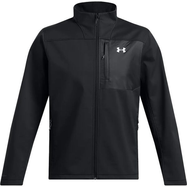 Under Armour SHIELD HOODED JACKET Pánska bunda, čierna, veľkosť L
