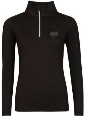 ALPINE PRO NIEMA Dámska outdoorová mikina, čierna, veľkosť