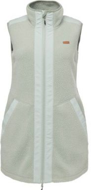 Willard DAJADA Dlhá dámska flísová vesta, svetlo zelená, veľkosť