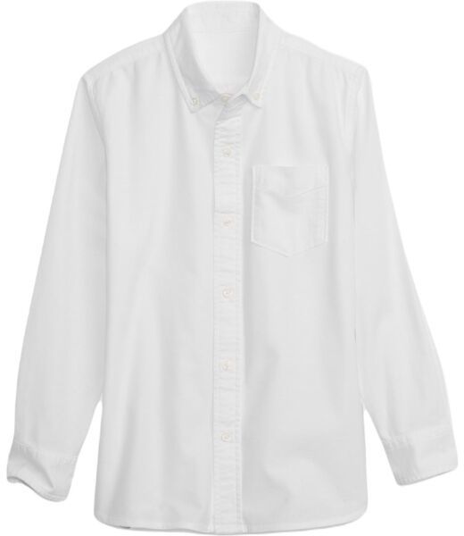 GAP OXFORD Detská košeľa, biela, veľkosť