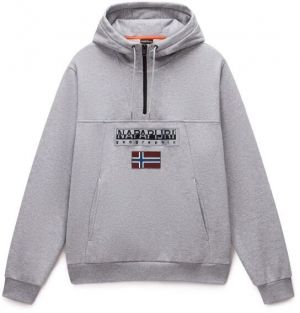 Napapijri BURGEE Pánska mikina, sivá, veľkosť