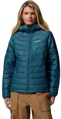 Columbia POWDER LITE HOODED JACKET Dámska bunda, modrá, veľkosť