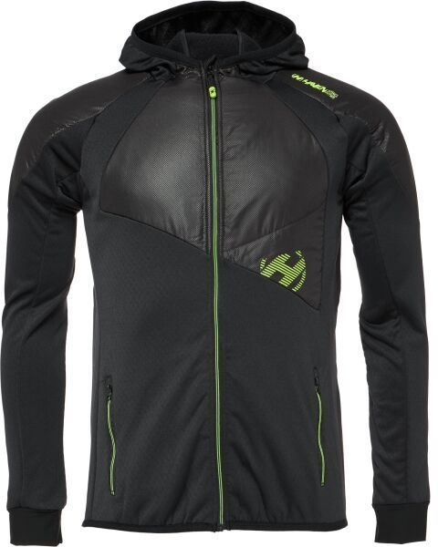 HAVEN POLARTIS HOODIE HMS Cyklistická mikina, čierna, veľkosť