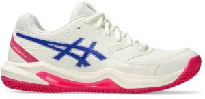ASICS GEL-DEDICATE 8 CLAY W Dámska tenisová obuv, biela, veľkosť 39
