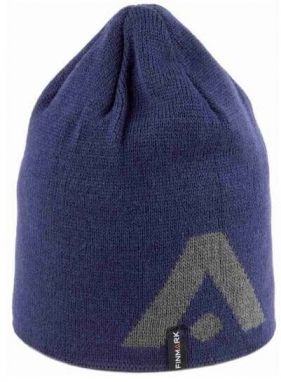Finmark WINTER HAT Zimná pletená čiapka, modrá, veľkosť UNI