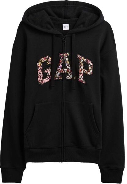 GAP HERITAGE Dámska mikina, čierna, veľkosť