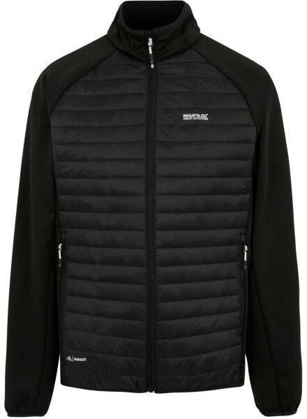 REGATTA OUTDOORS CLUMBER HYBRID Pánska bunda, čierna, veľkosť