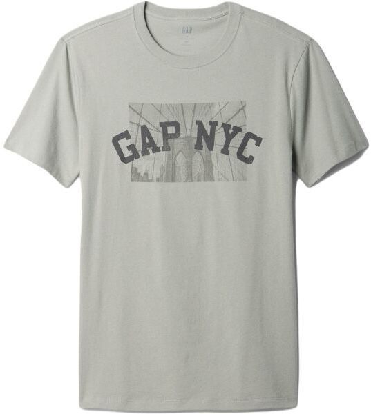 GAP NYC Pánske tričko, sivá, veľkosť