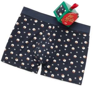 CELIO XMIBOGLOBE Pánske boxerky v darčekovom balení, tmavo modrá, veľkosť