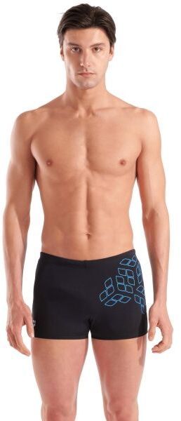 Arena KIKKO GRAPHIC SWIM SHORT Pánske plavky, čierna, veľkosť