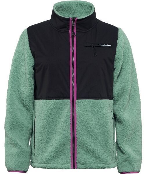 Horsefeathers GEMA Dámska flísová mikina, zelená, veľkosť