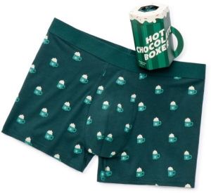 CELIO XMIBOCACAO Pánske boxerky v darčekovom balení, tmavo zelená, veľkosť