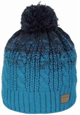 Finmark WINTER HAT Zimná pletená čiapka, modrá, veľkosť UNI