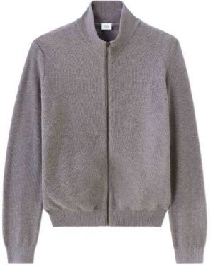 CELIO MELIMZIP Pánsky sveter, sivá, veľkosť