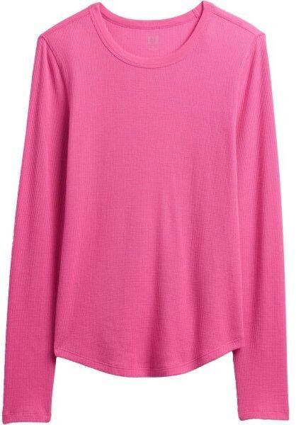 GAP V-LS OPP WAFFLE TEE Dámske tričko, ružová, veľkosť
