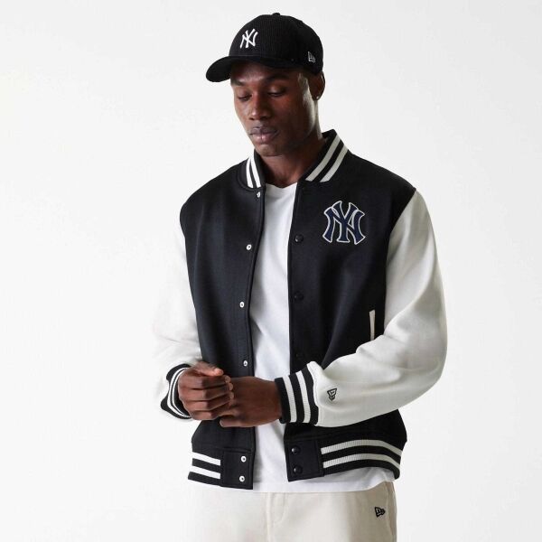 New Era NEW YORK YANKEES MLB BOMBER Pánska bunda, čierna, veľkosť