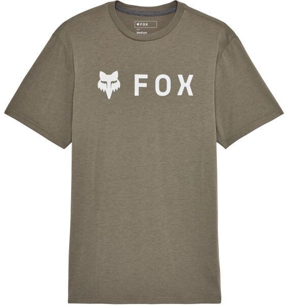 Fox ABSOLUTE SS TECH TEE Pánske tričko, khaki, veľkosť