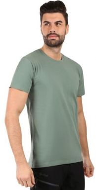 KILPI PROMO Pánske bavlnené tričko, khaki, veľkosť