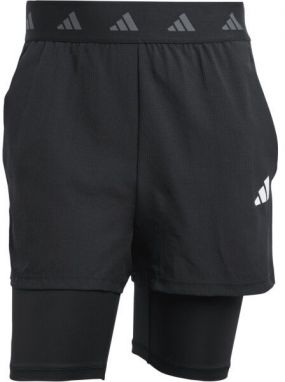 adidas GYM+ 2IN1 SHORT Pánske športové kraťasy, čierna, veľkosť