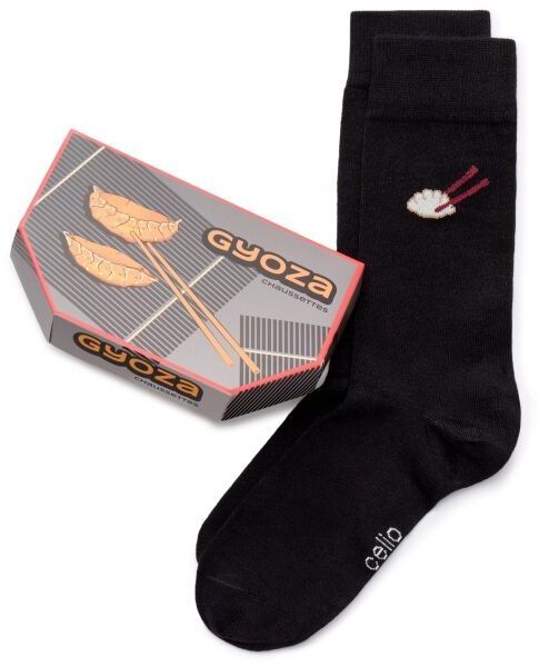 CELIO XMISOGYOZA Pánske ponožky v darčekovom balení, čierna, veľkosť