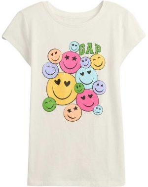 GAP V-FRCH SS LOGO TEE Detské tričko, biela, veľkosť