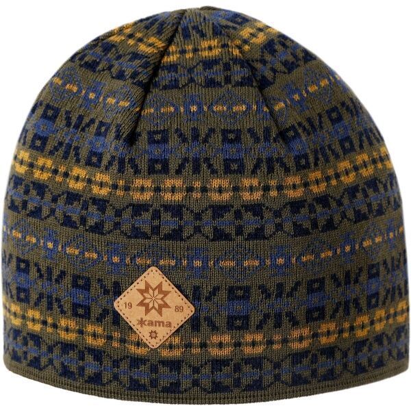Kama MERINO A184 Zimná čiapka, tmavo zelená, veľkosť