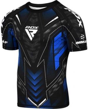 RDX IMMAF APPROVED HALF SLEEVES COMPRESSION SHIRT Kompresné tričko, čierna, veľkosť