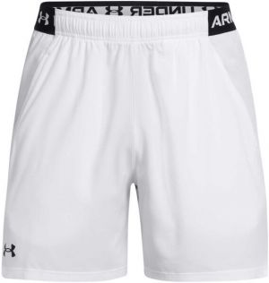 Under Armour VANISH WOVEN 6IN Pánske krátke nohavice, biela, veľkosť
