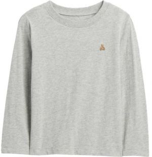 GAP V-SEPT BF LS TOP Detské tričko, sivá, veľkosť 4Y