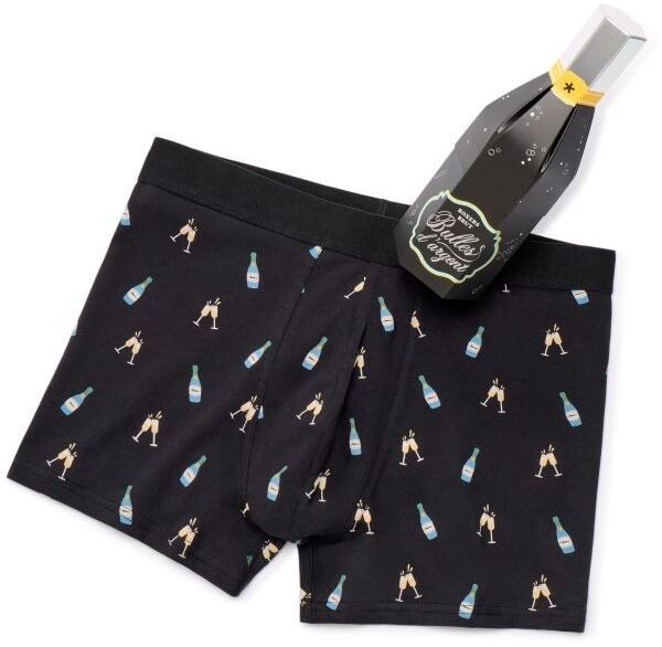 CELIO XMIBOCHEER Pánske boxerky v darčekovom balení, čierna, veľkosť