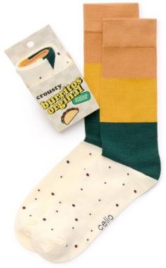 CELIO XMISOTACOS Pánske ponožky v darčekovom balení, béžová, veľkosť