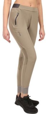 KILPI HEYES Dámske bežecké nohavice, khaki, veľkosť