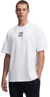 Under Armour HEAVYWEIGHT BOX Pánske tričko, biela, veľkosť